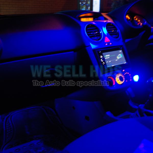 VAUXHALL CORSA LED INTERIOR KIT BLUE 7PC LED LIGHTS UPGRADE OPEL SXI DESIGN eBay