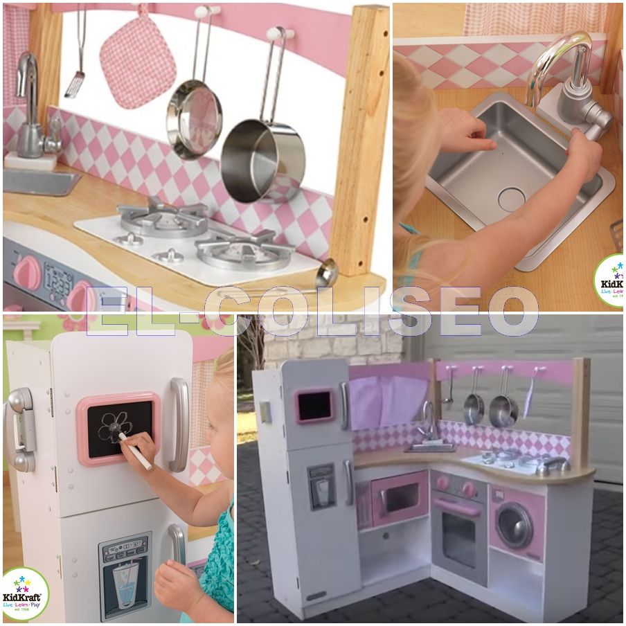 Cocina Integral Esquinada Kidkraft Grand Gourmet, Juguete - $ 4,990.00