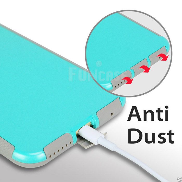 Clear Faceplate Dust Proof Hard Rugged Case Cover For Apple iPhone 5 5S