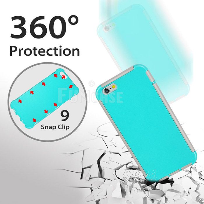 Clear Faceplate Dust Proof Hard Rugged Case Cover For Apple iPhone 5 5S