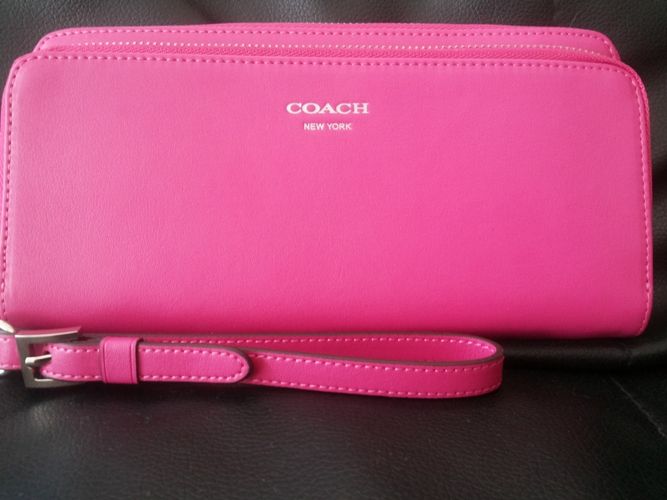coach wallets double