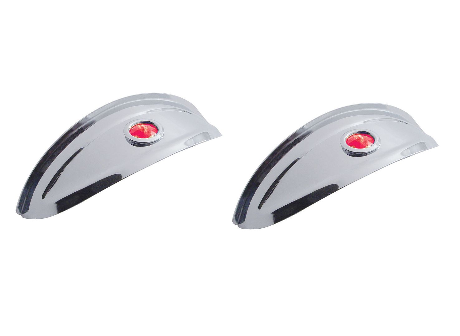 GG Grand General 90881 7/” Headlight 7 Clear Lucas Cover with Red Dot