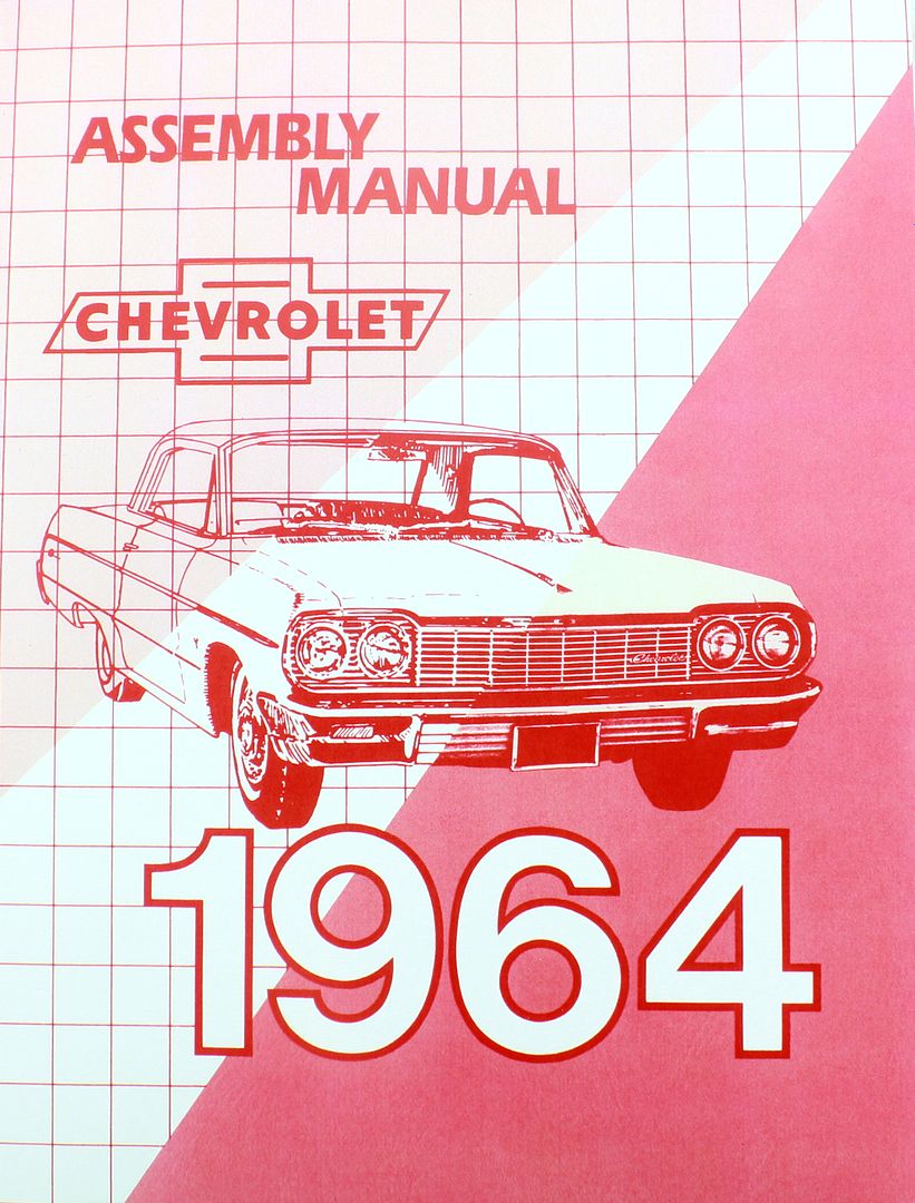 Details About 64 1964 Chevy Impala Bel Air Biscayne Factory Assembly Manual