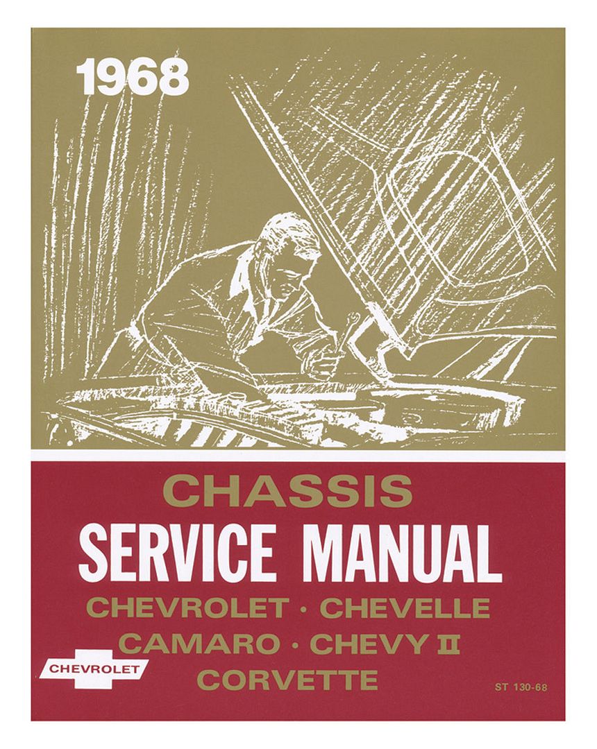 68 Chevy Camaro Factory Assembly Manual Guide Book 1968