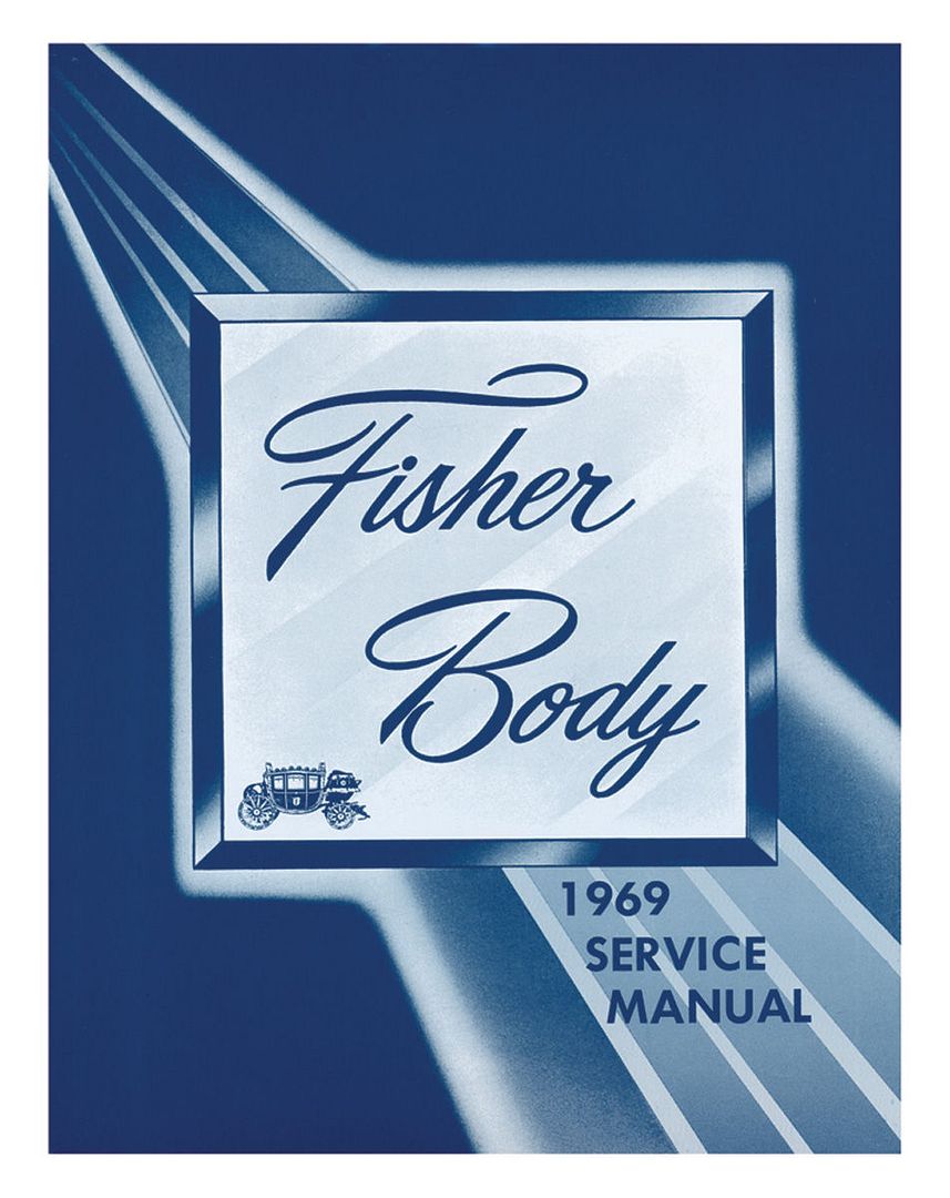 69 Chevy Impala Chevelle Nova Camaro Fisher Body Shop Manual 1969