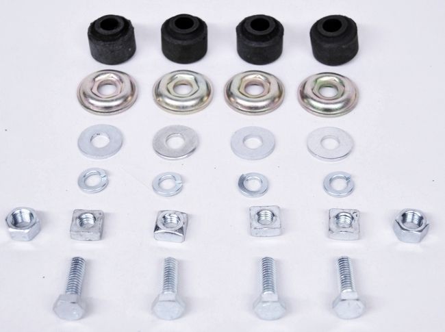 Rubbers 55 56 57 Chevrolet Cars Engine Motor Mount Kit Nuts New Studs