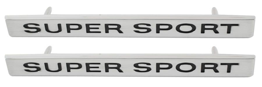 1967 Chevrolet Chevy /" Impala SS /" Fender Emblems PAIR with Hardware USA Made