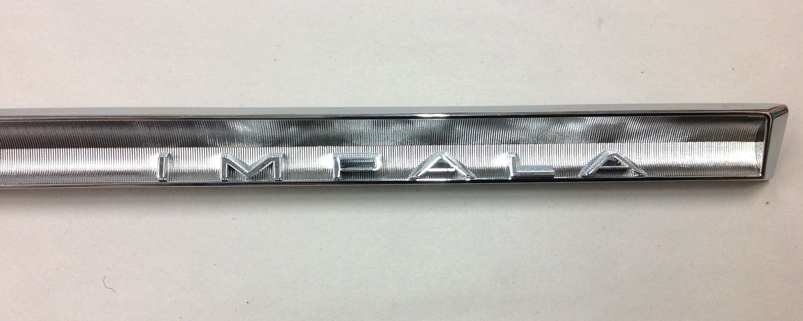 64 Chevy Impala Dash Glove Box Nameplate Chrome Emblem ...