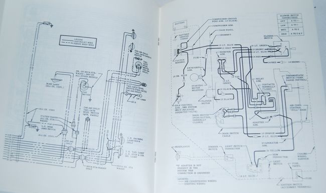 62 1962 Chevy Ii Nova Electrical Wiring Diagram Manual