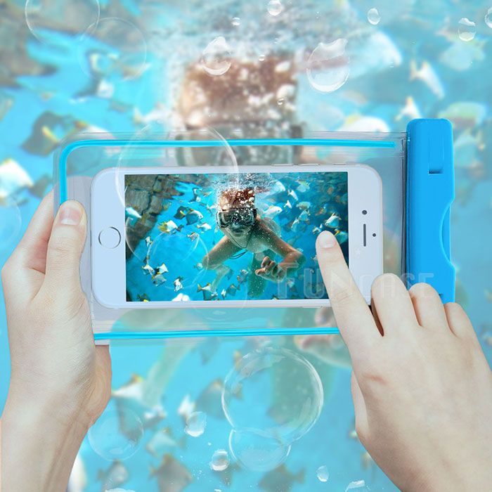 Waterproof Bag Pouch Underwater Glowing Cover for Smartphone iPhone ...